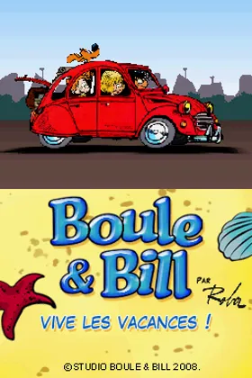 Boule & Bill - Vive les Vacances! (France) screen shot title